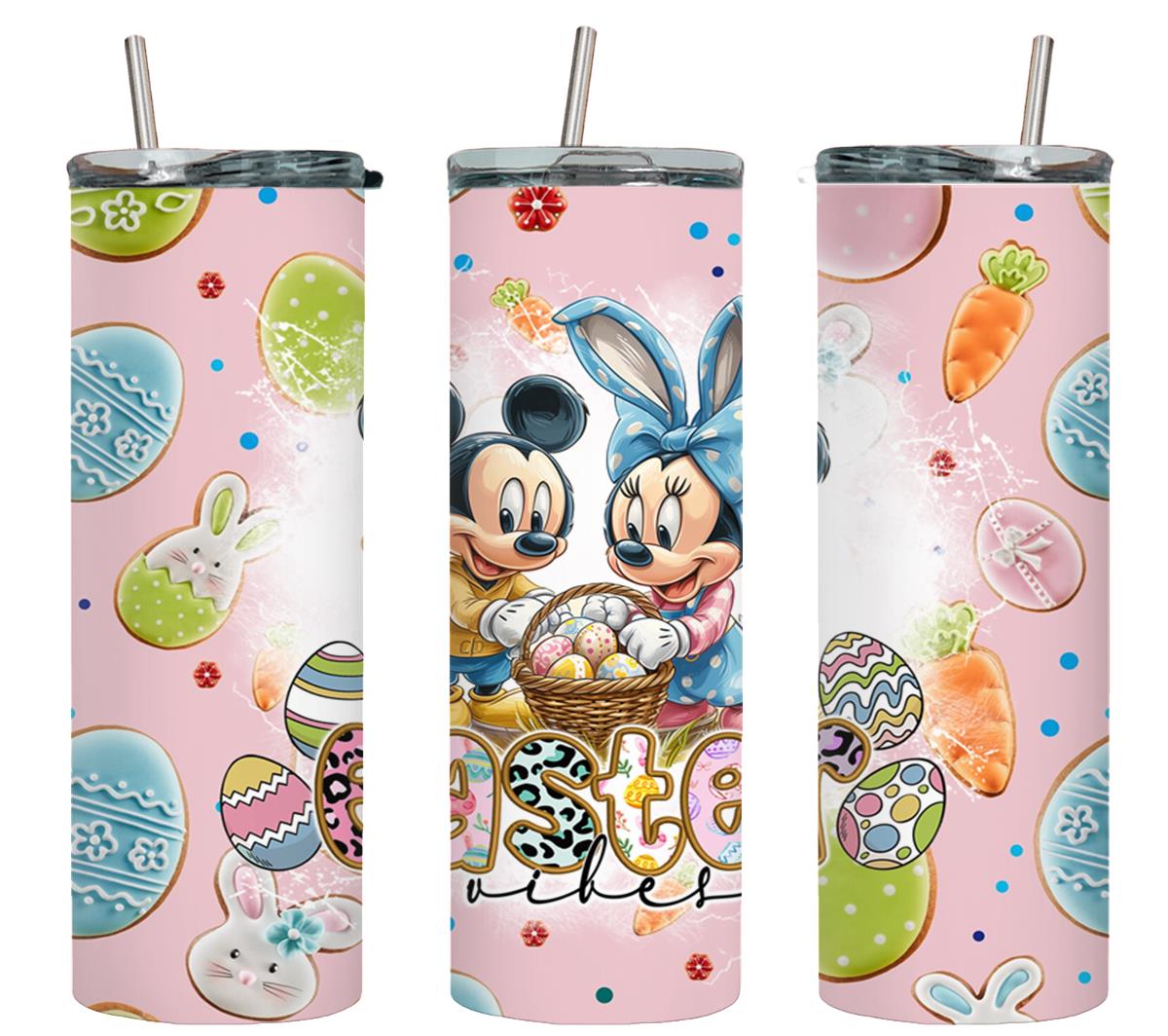 Happy Easter Mickey and Minnie-8968